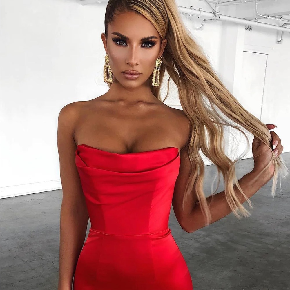 Mini dress, color red, bought from babyboofashion.com.